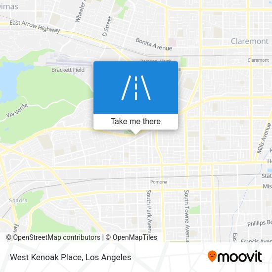 West Kenoak Place map