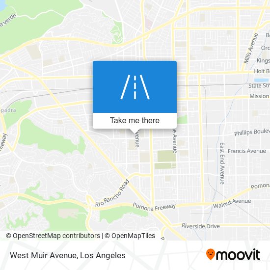 Mapa de West Muir Avenue