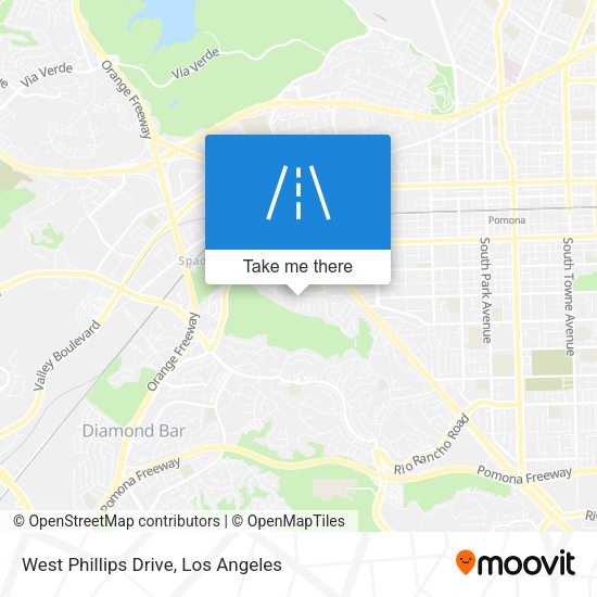 Mapa de West Phillips Drive
