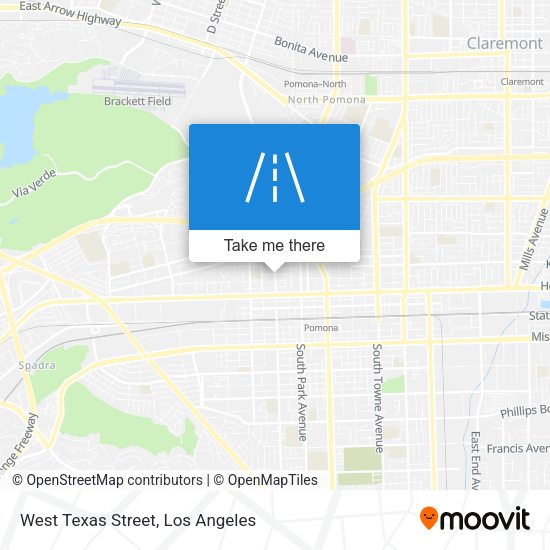 Mapa de West Texas Street