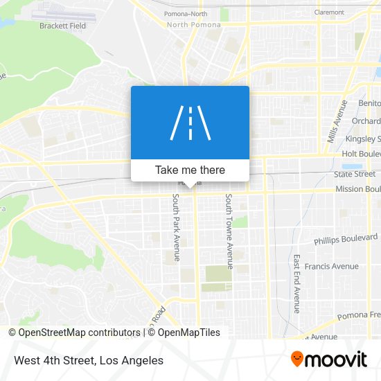 Mapa de West 4th Street