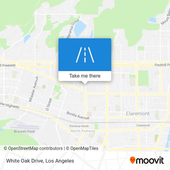 White Oak Drive map