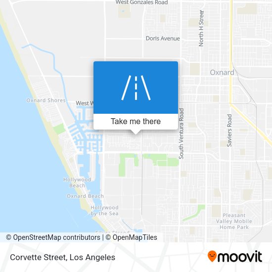 Mapa de Corvette Street