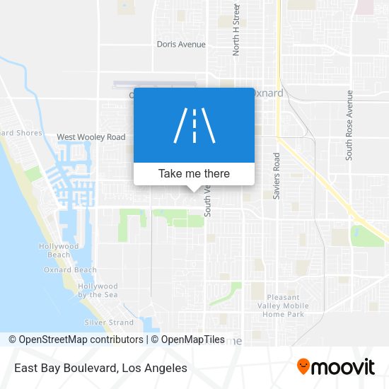 East Bay Boulevard map
