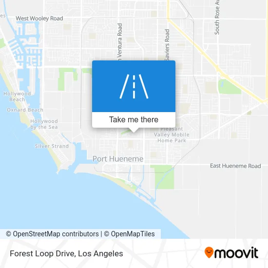 Forest Loop Drive map