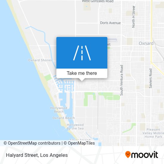 Mapa de Halyard Street
