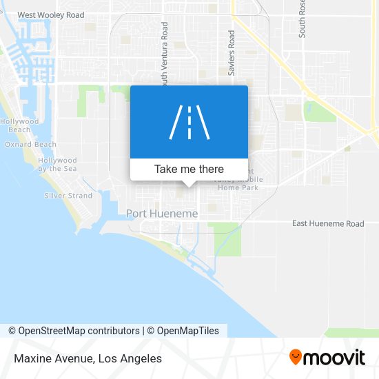 Mapa de Maxine Avenue