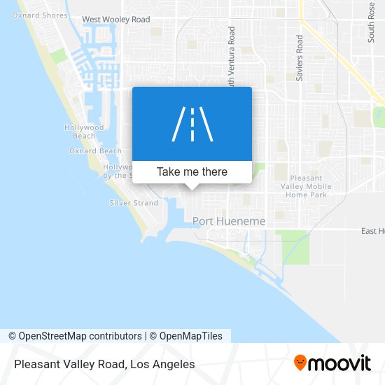 Pleasant Valley Road map