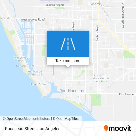 Mapa de Rousseau Street