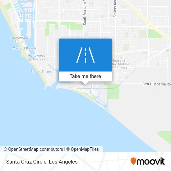Santa Cruz Circle map