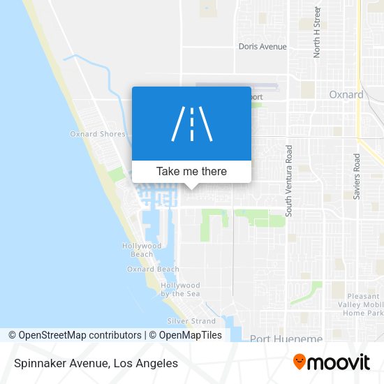 Spinnaker Avenue map