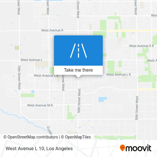 West Avenue L 10 map