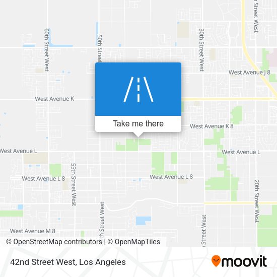 Mapa de 42nd Street West