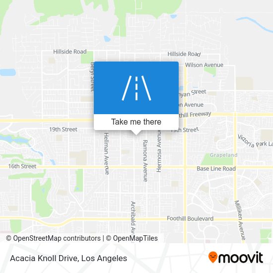 Mapa de Acacia Knoll Drive