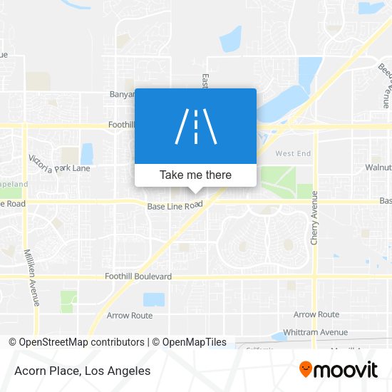 Mapa de Acorn Place