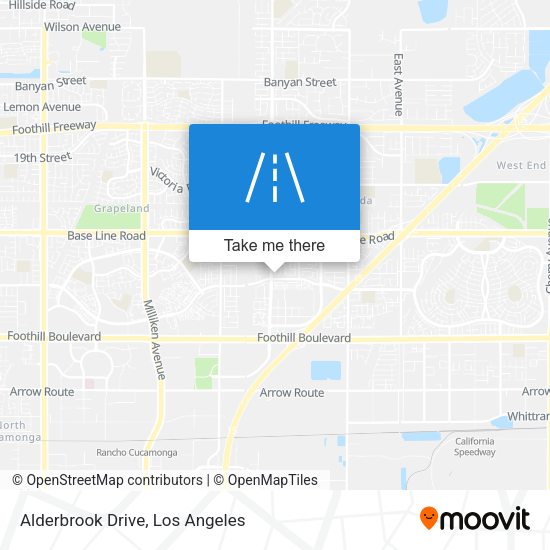 Alderbrook Drive map