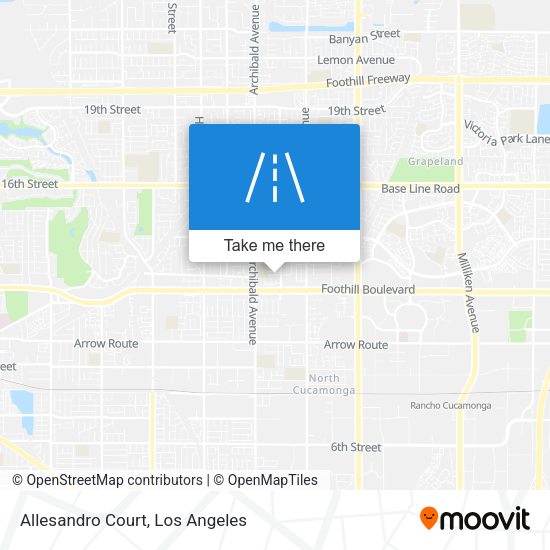 Allesandro Court map