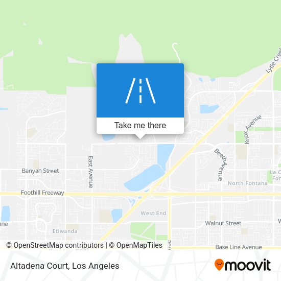 Mapa de Altadena Court