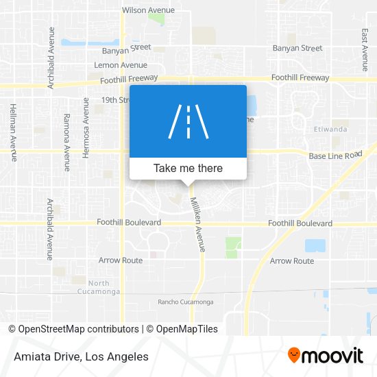 Mapa de Amiata Drive