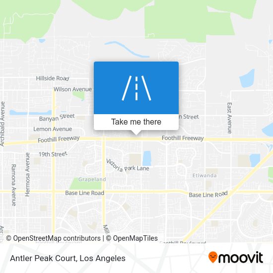 Antler Peak Court map