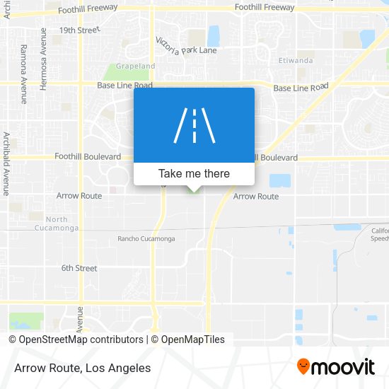 Mapa de Arrow Route