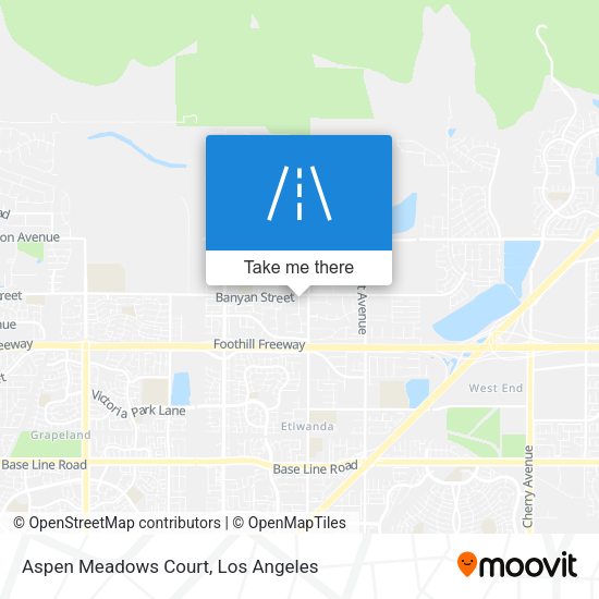 Aspen Meadows Court map