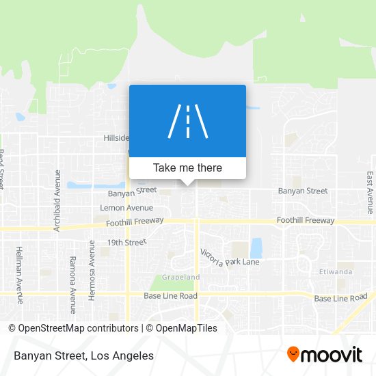 Mapa de Banyan Street