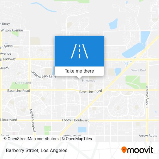 Mapa de Barberry Street