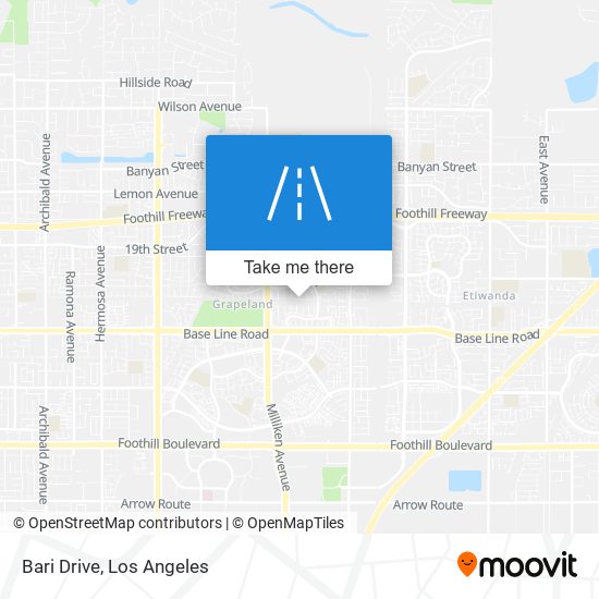 Bari Drive map