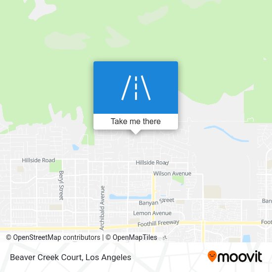 Beaver Creek Court map