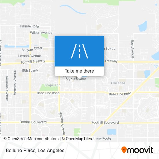 Belluno Place map