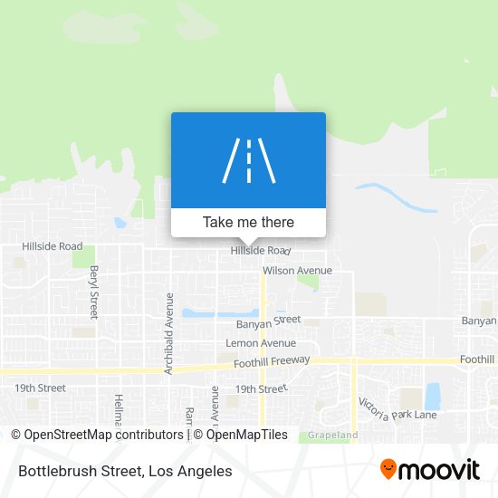 Mapa de Bottlebrush Street