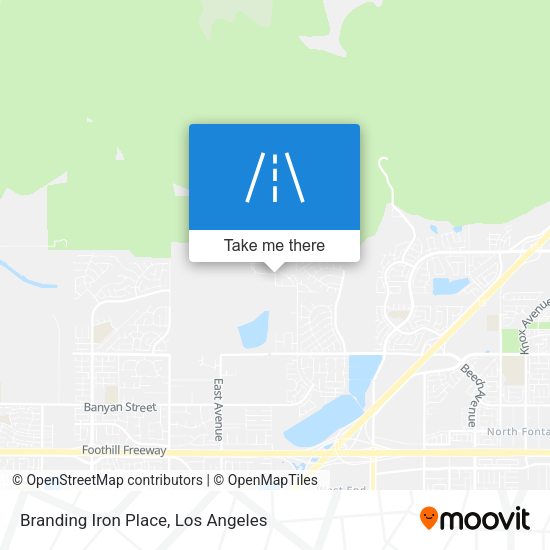 Branding Iron Place map