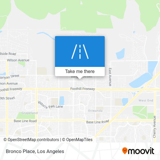 Mapa de Bronco Place