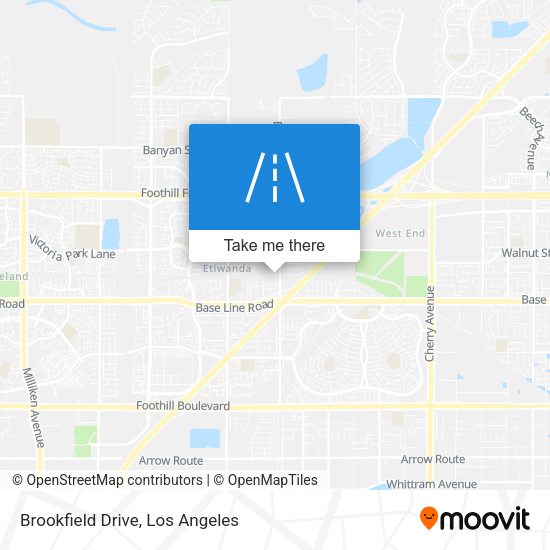 Brookfield Drive map