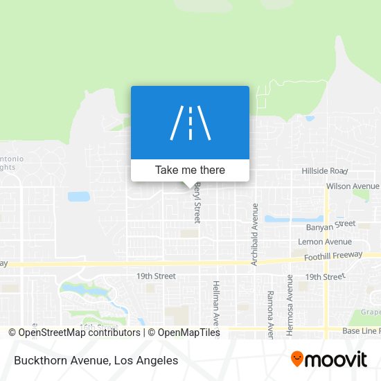 Mapa de Buckthorn Avenue