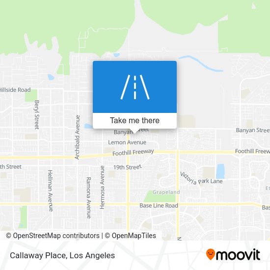 Mapa de Callaway Place