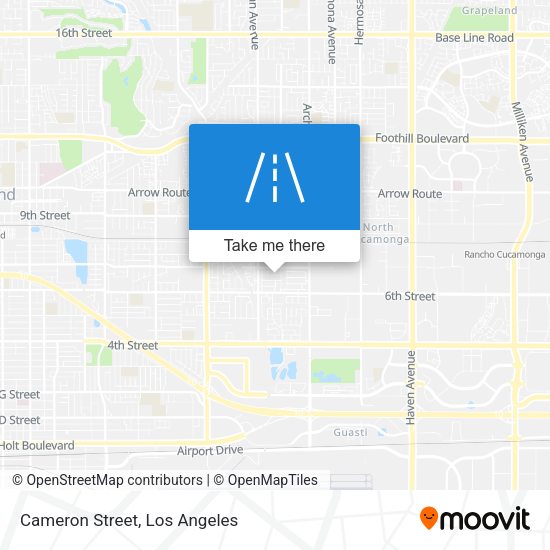 Mapa de Cameron Street