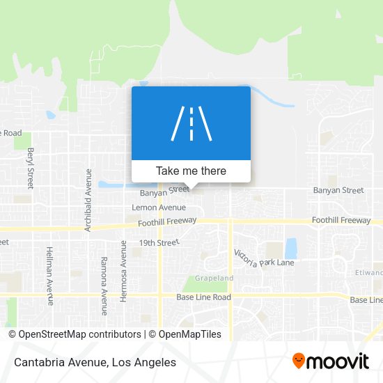 Cantabria Avenue map