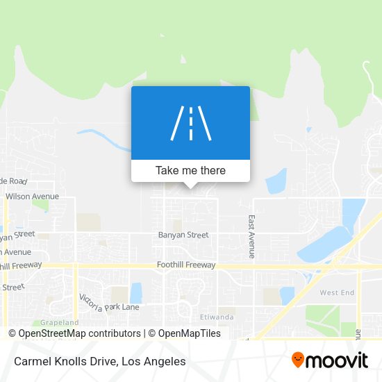 Mapa de Carmel Knolls Drive