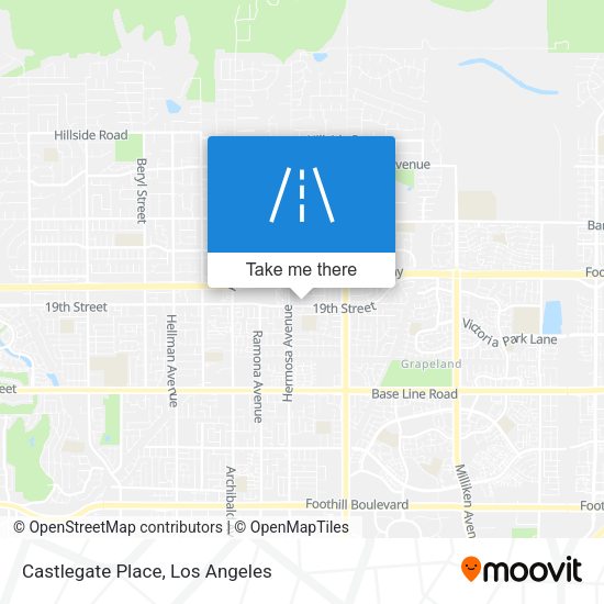 Mapa de Castlegate Place