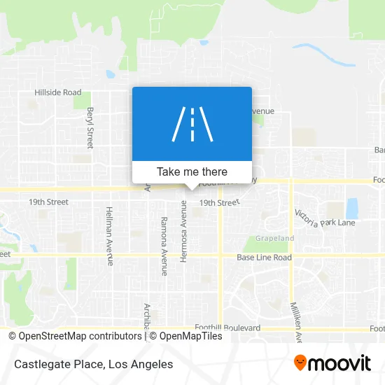 Castlegate Place map