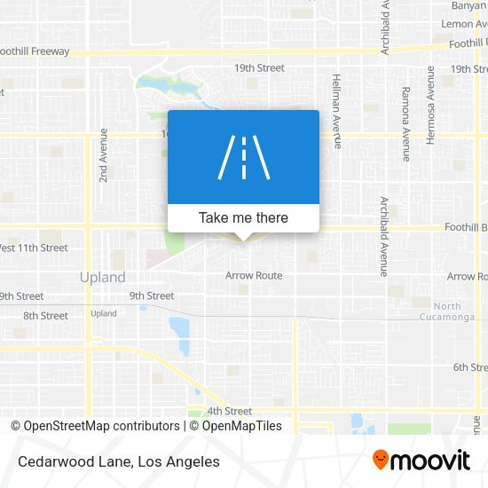 Mapa de Cedarwood Lane