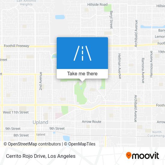 Mapa de Cerrito Rojo Drive