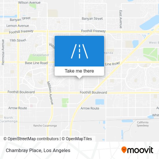 Mapa de Chambray Place