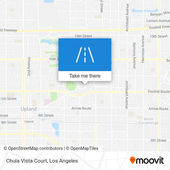 Mapa de Chula Vista Court