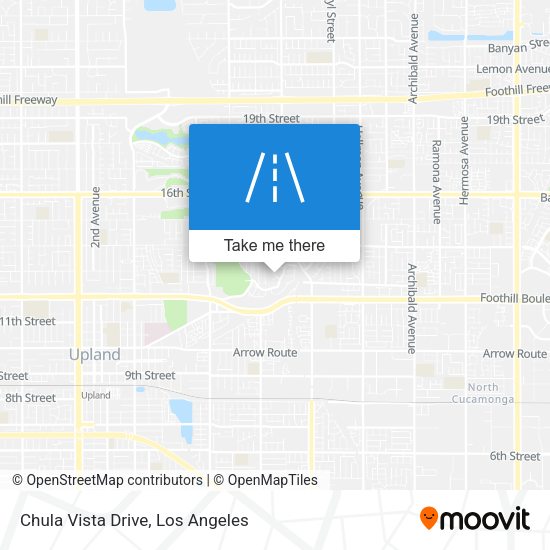 Chula Vista Drive map