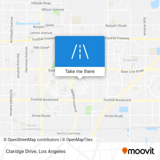 Mapa de Claridge Drive