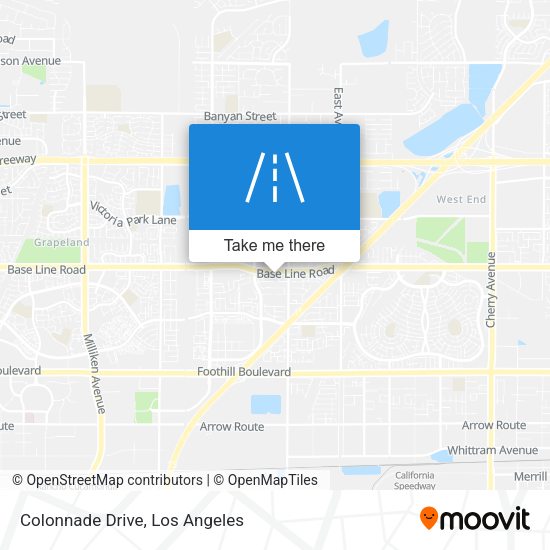 Mapa de Colonnade Drive