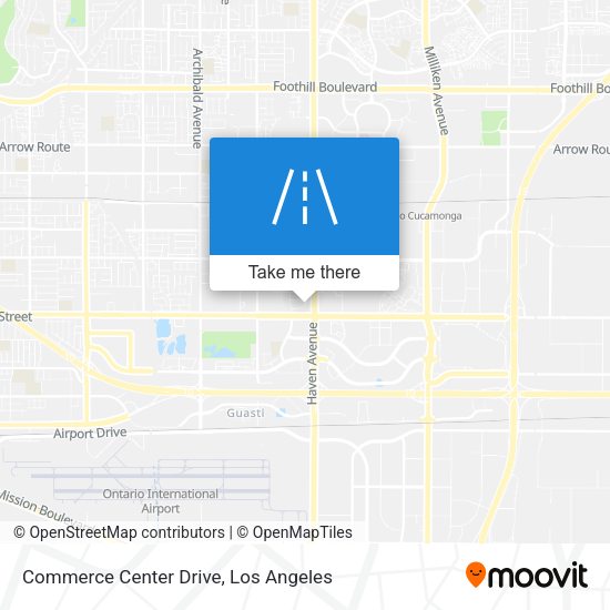 Mapa de Commerce Center Drive